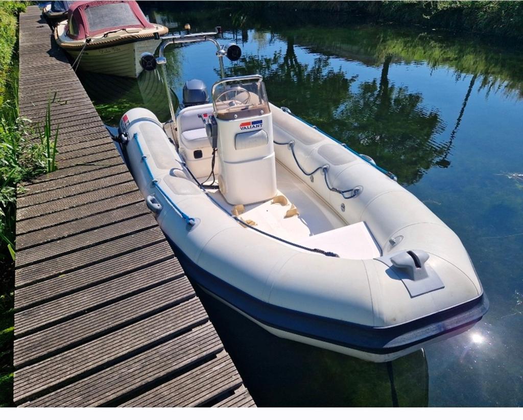 Vailant 450 rib inclusief Yamaha 20PK four stroke  !!!, Watersport en Boten, Rubberboten, Gebruikt, Yamaha, Buitenboordmotor, Ophalen