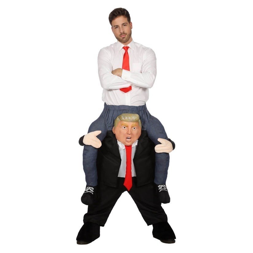 Verkleedpak Trump op de nek, Ophalen, Carnaval, Overige maten, Kleding