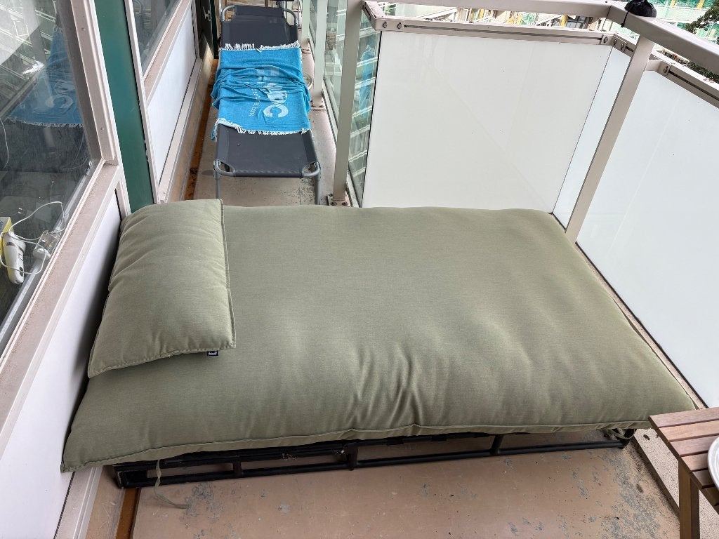 Hartman Emma ligbed French Green, Ophalen, Zo goed als nieuw, Aluminium, Verstelbaar