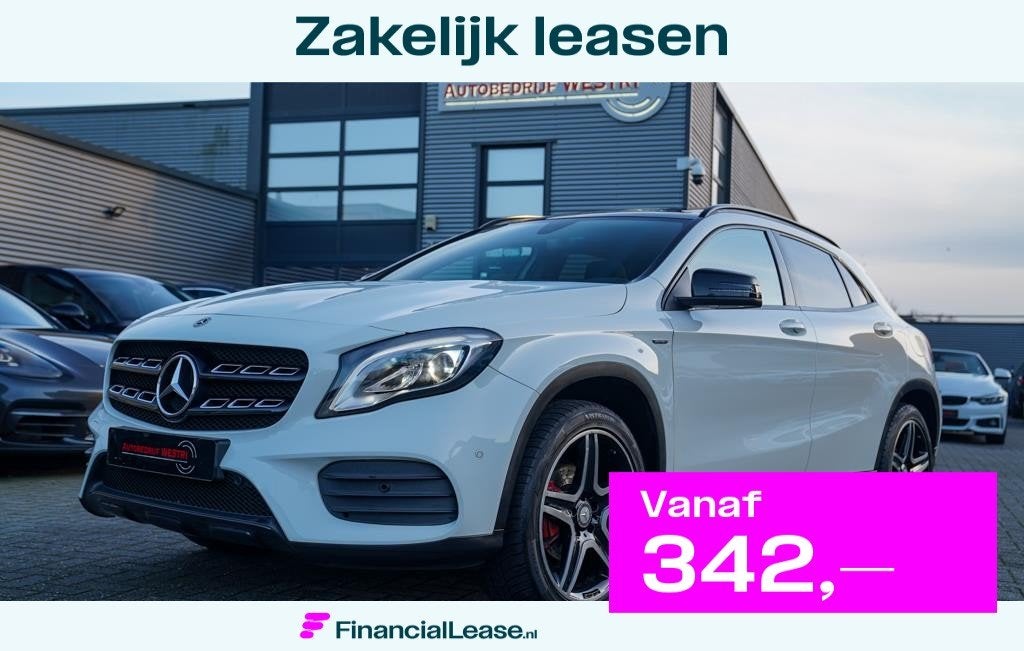 Mercedes-Benz GLA-klasse 200 Premium Plus AMG Pakket | Panor, Gebruikt, 715 kg, Wit, 1595 cc