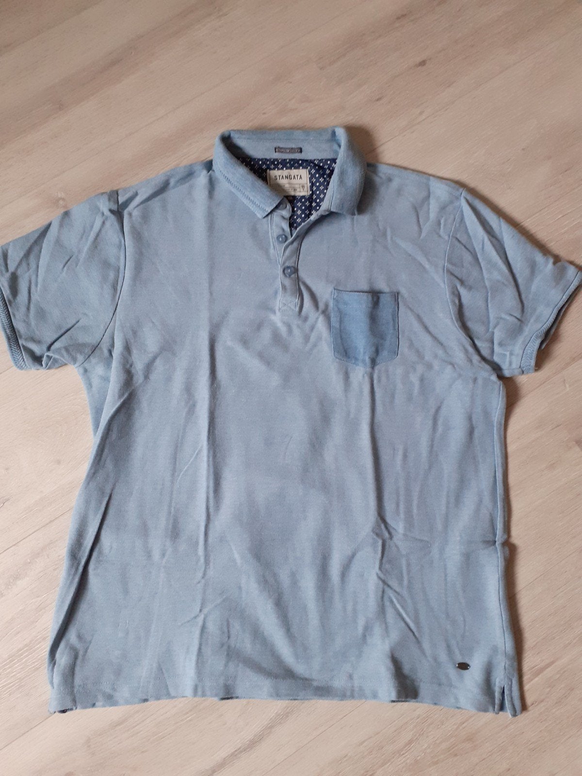 Polo Stangata lichtblauw maat XXL zgan, Kleding | Heren, Polo's, Stangata, Blauw, Overige maten, Ophalen of Verzenden