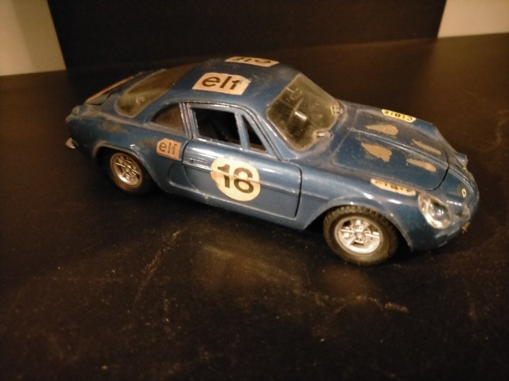 Polistill Renault alpine 1800s ralley monte carlo, Verzenden, Bburago