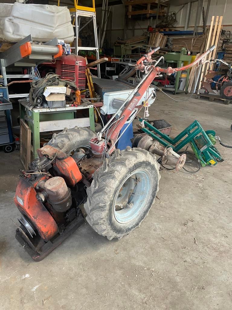 Nibbi tuinfrees met lombardini motor motoculteur bakfrees, Tuin en Terras, Grasmaaiers, Ophalen, Gebruikt, 50 cm of meer