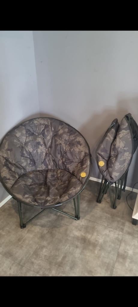 Solar moonchair karper stoel 2x, Ophalen of Verzenden, Zo goed als nieuw, Overige typen