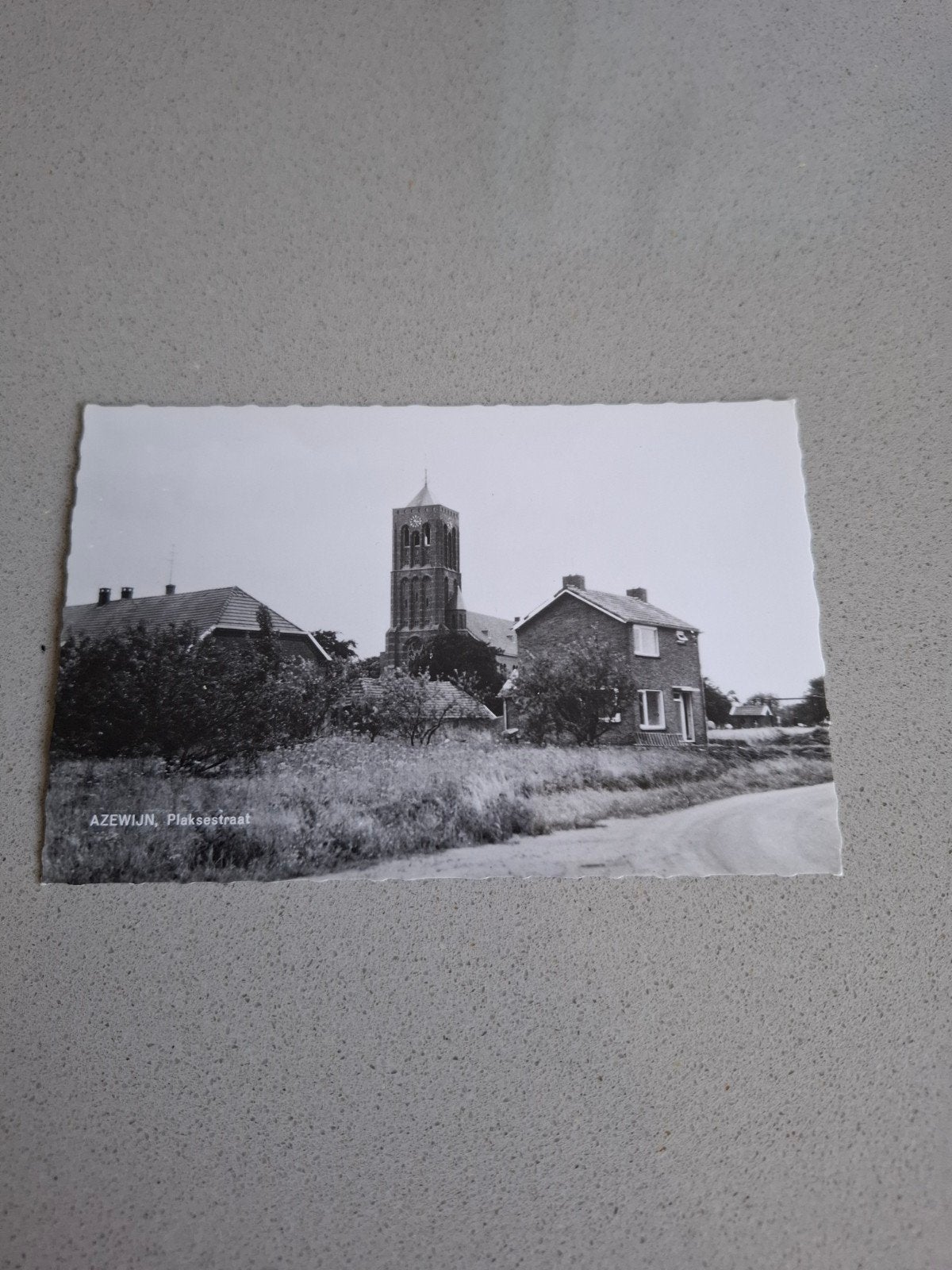 Oude Ansichtkaart Azewijn, Plakseweg - Gelopen, Ophalen of Verzenden, 1940 tot 1960, Gelopen, Gelderland