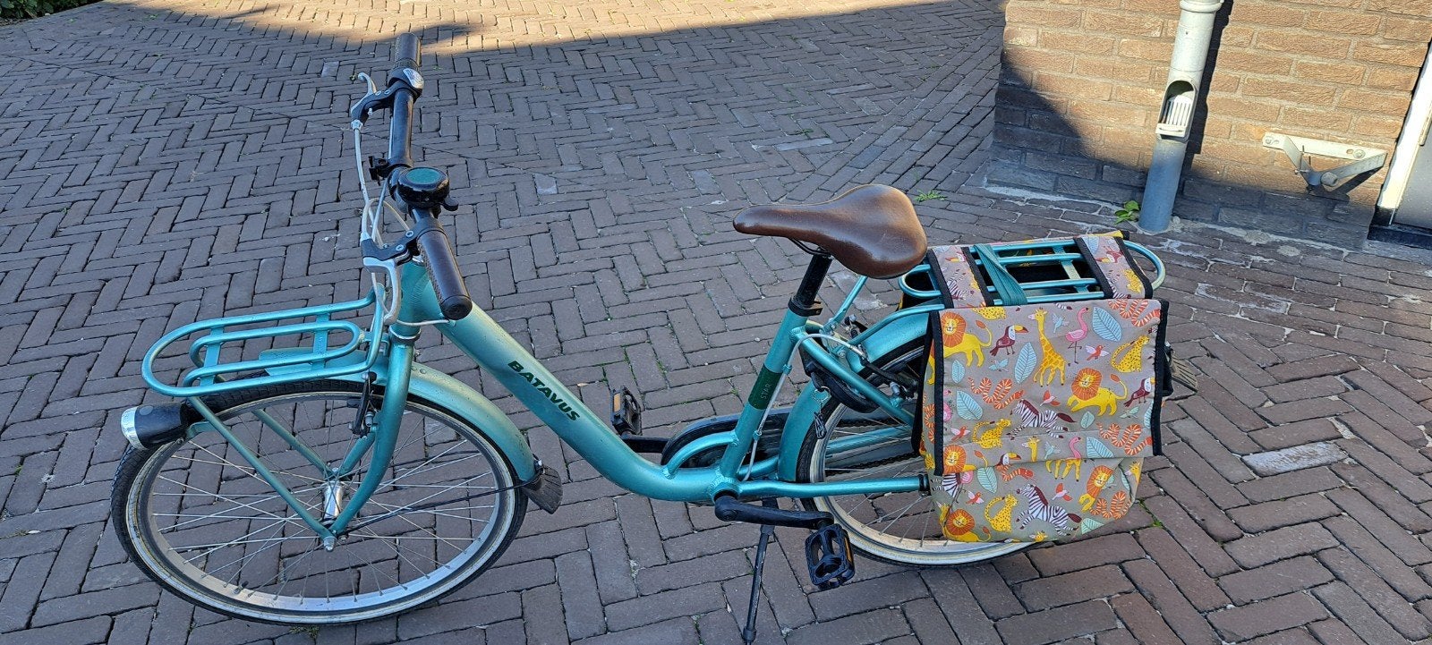 Batavus kinderfiets met versnellingen 24 inch, Ophalen, Gebruikt, Velgrem, (Extra) lage instap