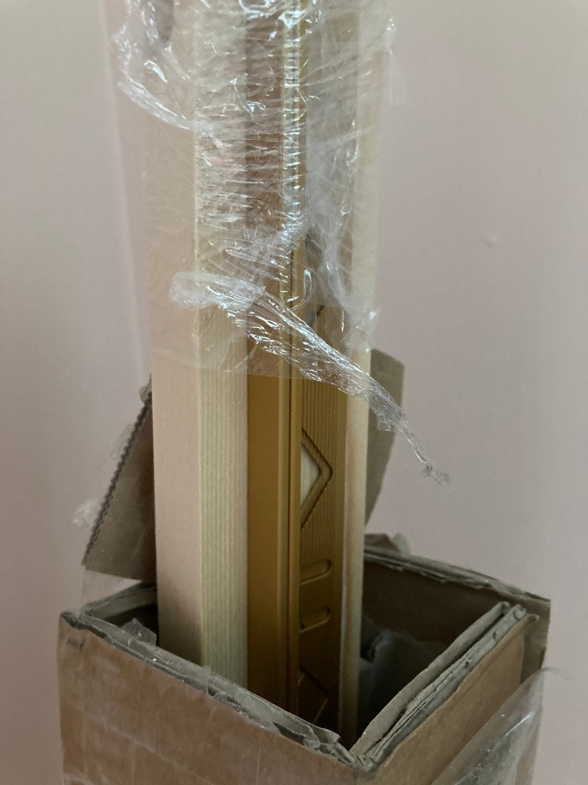 Tegelstrip messing goud 2x 1 meter NIEUW, Ophalen, Nieuw
