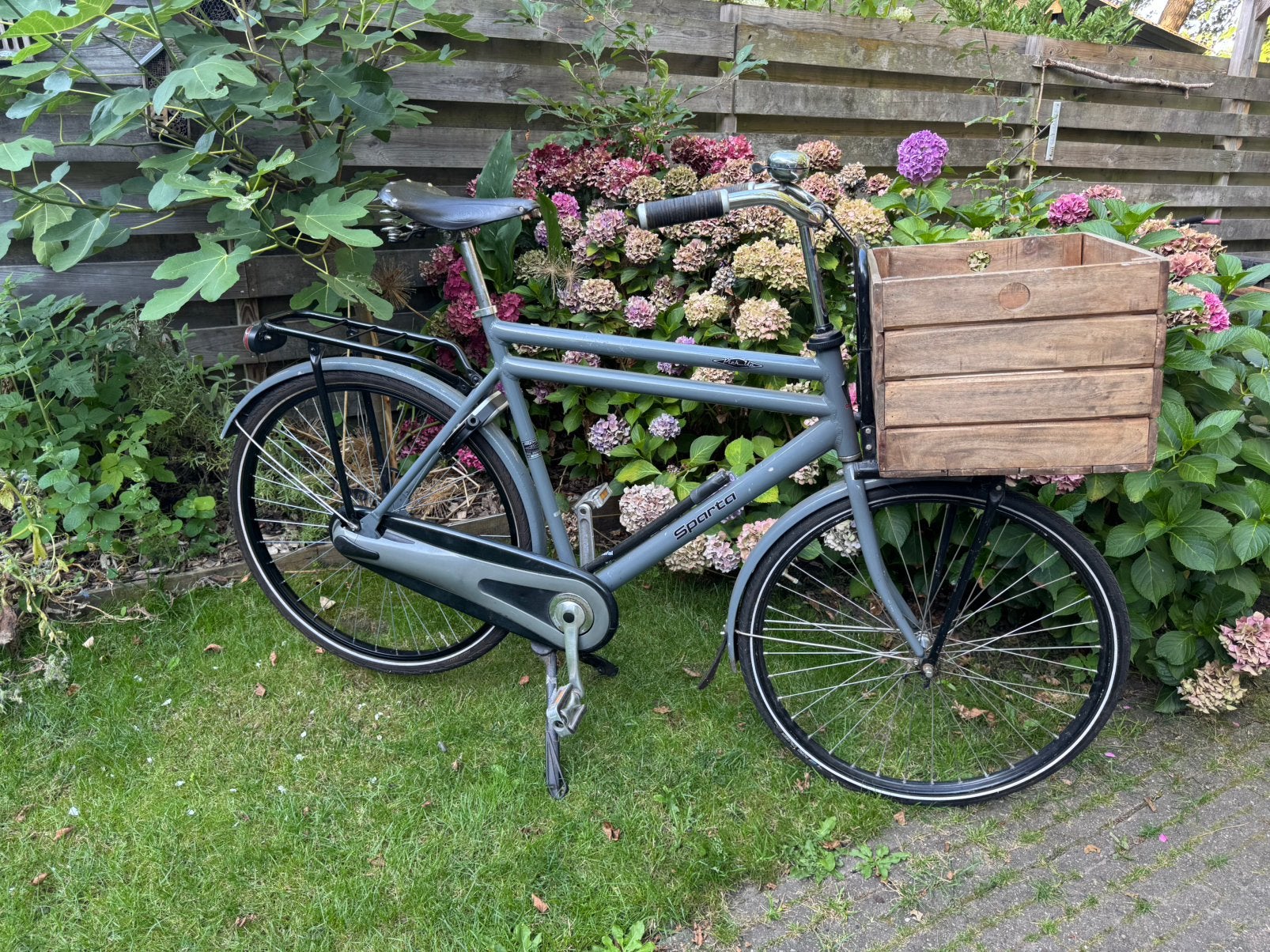 Herenfiets sparta pick-up maat 62, Fietsen en Brommers, Ophalen, Terugtraprem, Sparta, Gebruikt