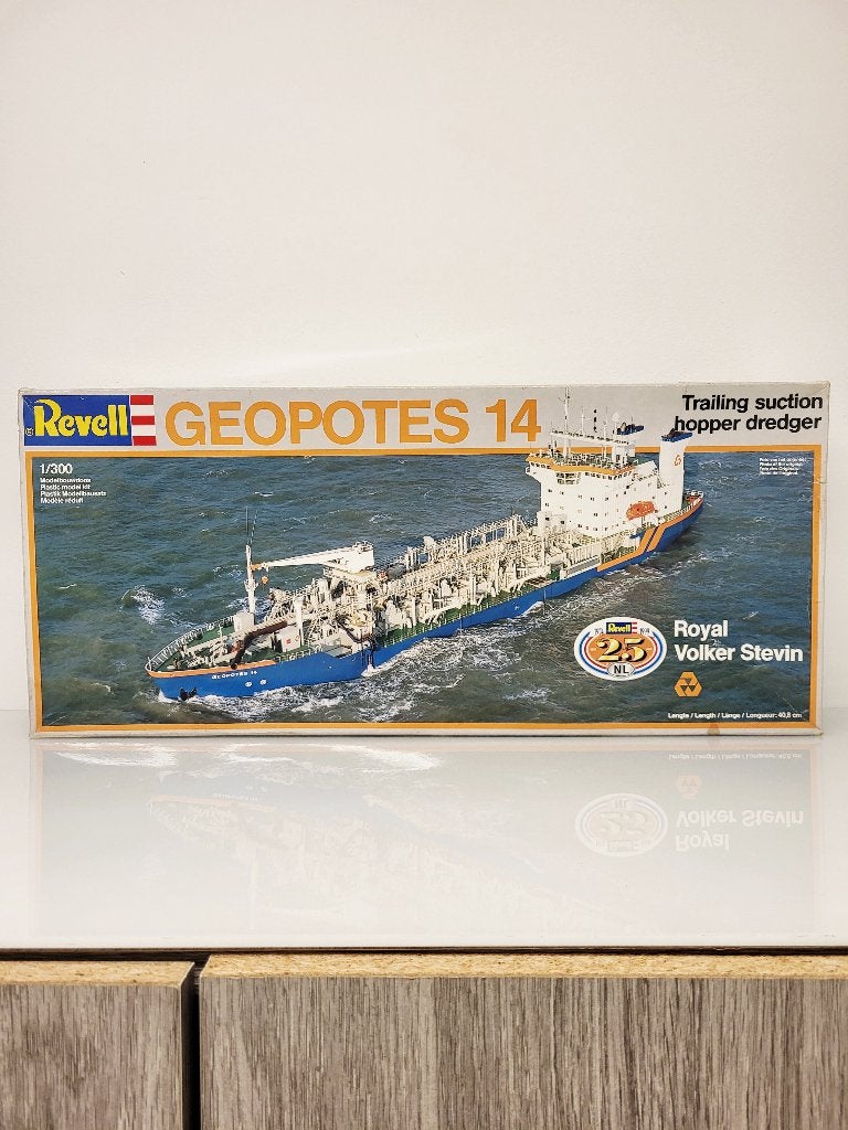 1:300 Revell Geopotes 14 Royal Volker Stevin Rotterdam, Ophalen of Verzenden, Zo goed als nieuw, 1:200 of kleiner, Revell