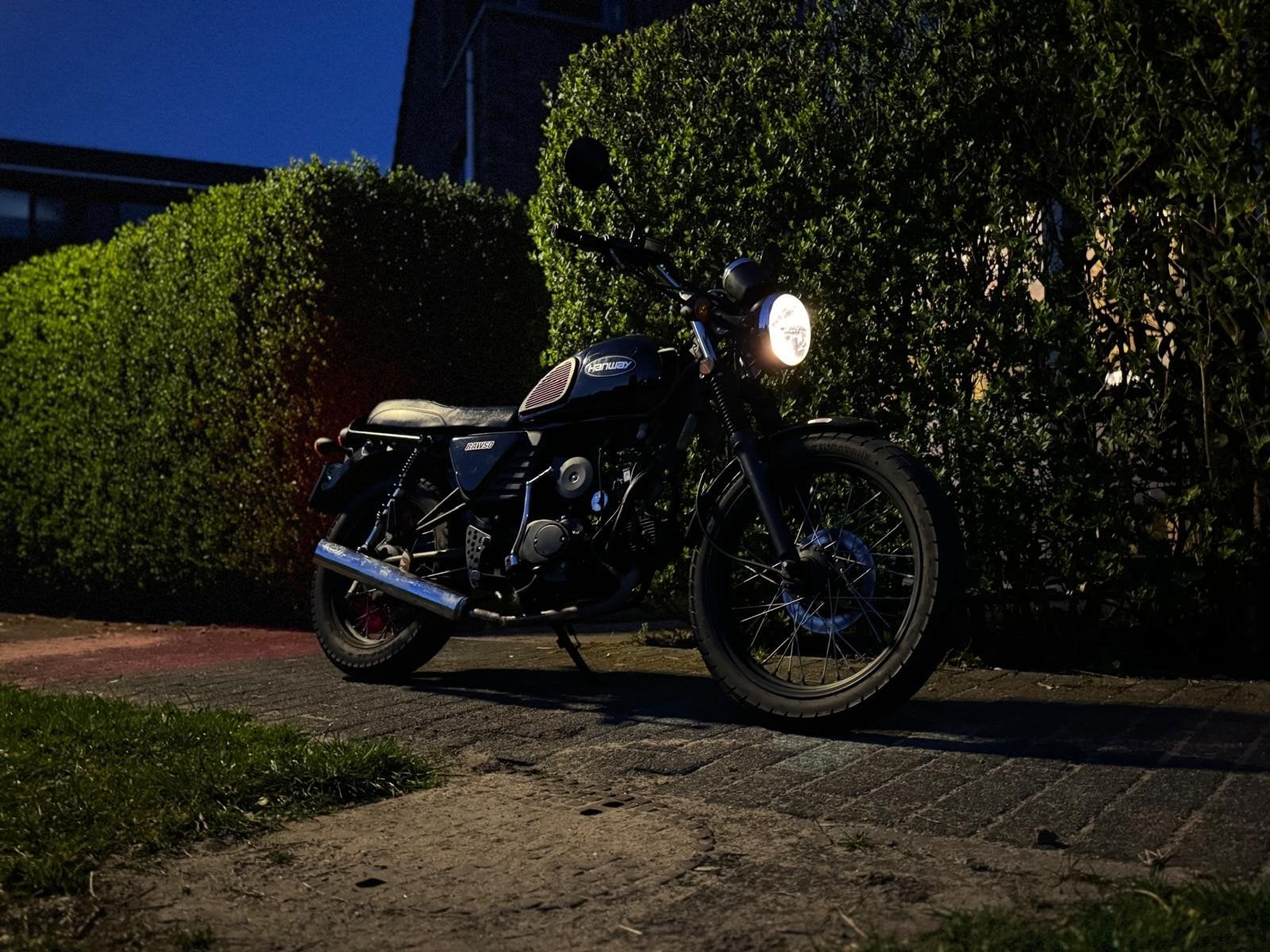 Hanway RAW50 50cc - Goed onderhouden, carburateur afstellen,, Fietsen en Brommers, Ophalen, Gebruikt, Hanway Raw 50 w50r, Maximaal 45 km/u