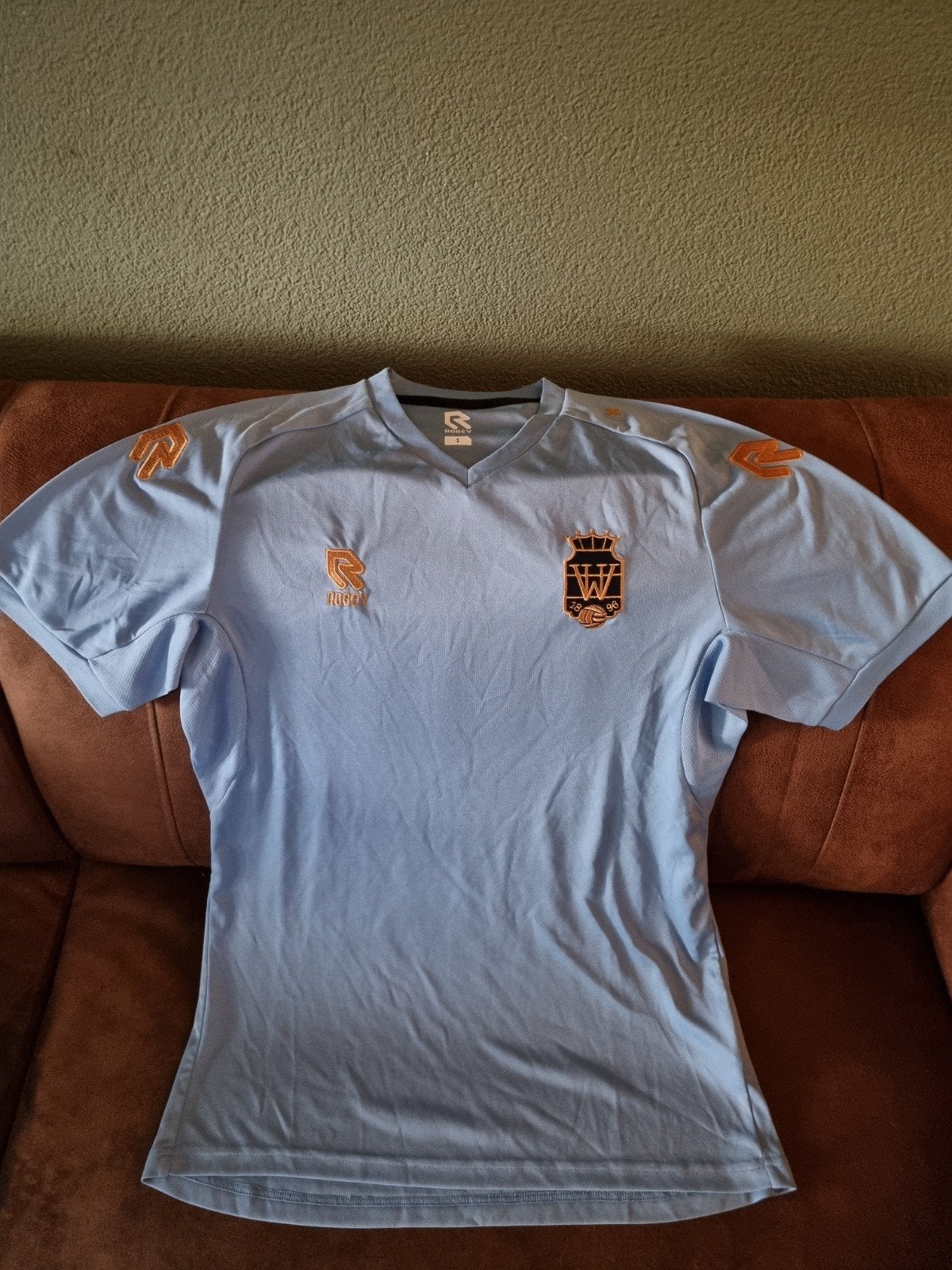 Robey Willem II voetbalshirt - Lichtblauw - Maat S, Ophalen of Verzenden, Zo goed als nieuw, Shirt