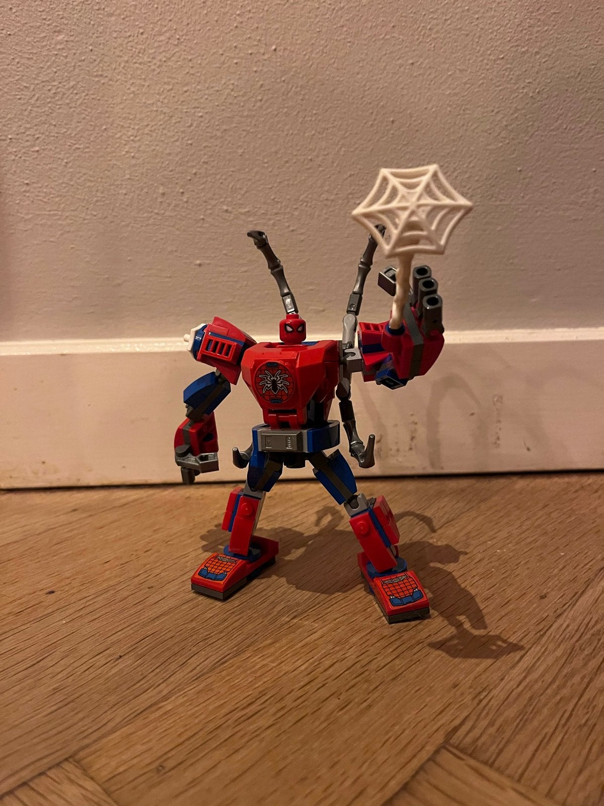 LEGO Spider-Man Mech 76146 met minifiguur en instructies, Marvel, Lego, Ophalen of Verzenden, Zo goed als nieuw