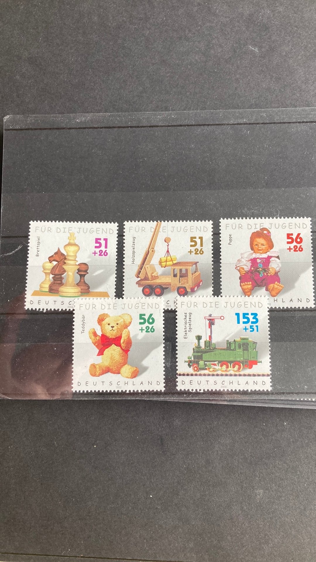 Duitsland 2260/64 schaken trein post fris/1352, Ophalen of Verzenden, 1990 tot heden