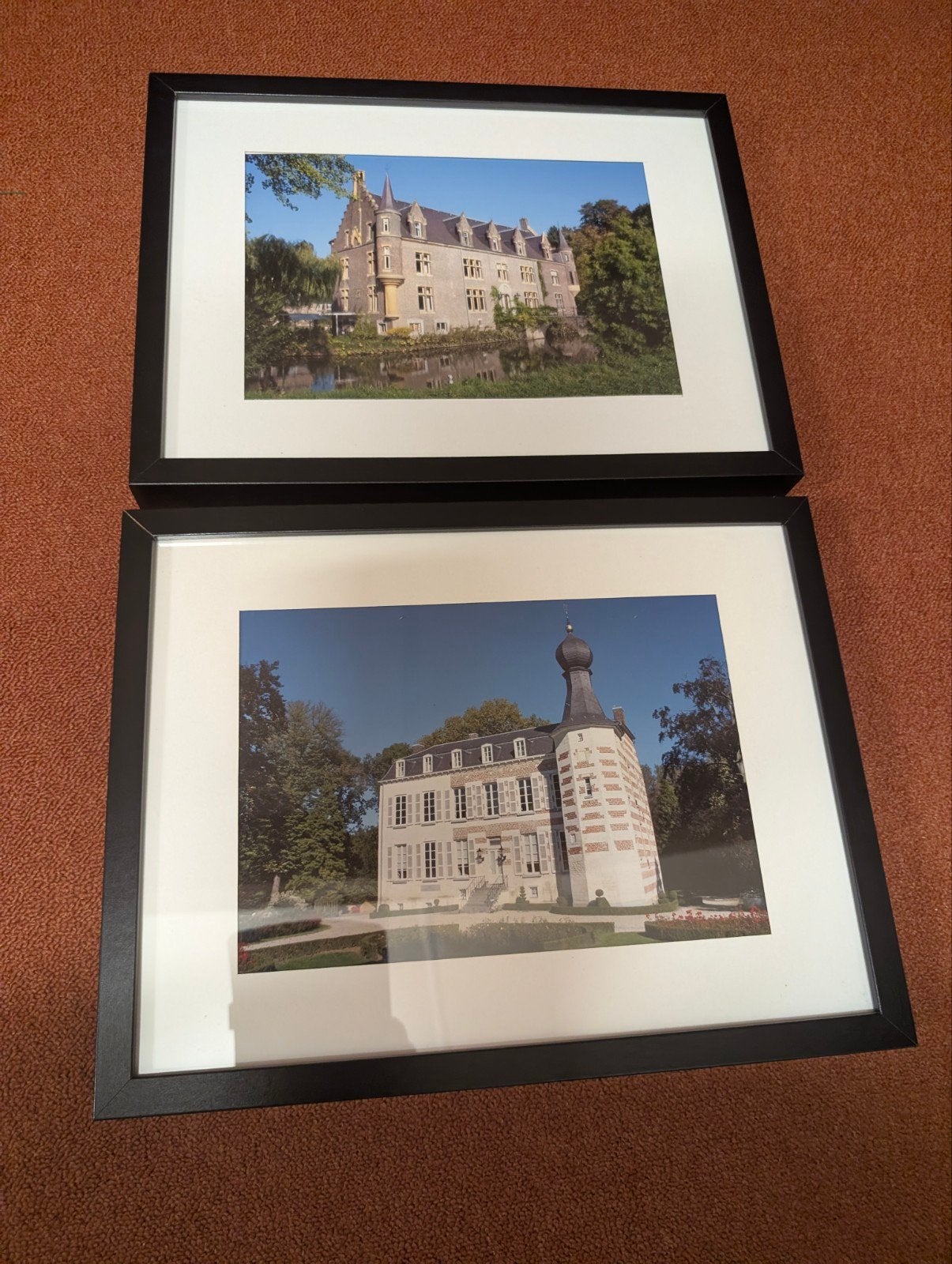2x IKEA Ribba fotolijsten 42x32 cm, Ophalen, Gebruikt, Zwart, Hout
