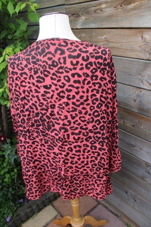 Tuniek rood/ zwart Paprika mt XXL Vaste prijs, Blouse of Tuniek, Ophalen of Verzenden, Zo goed als nieuw, Paprika