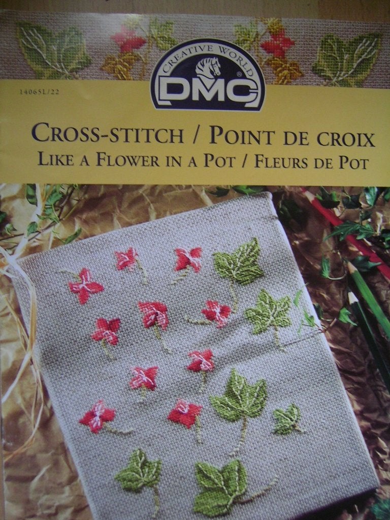 NIEUW Patronenboek Like a flower in a pot Verkoop ook DMC, Ophalen of Verzenden, Nieuw, Handborduren, Patroon