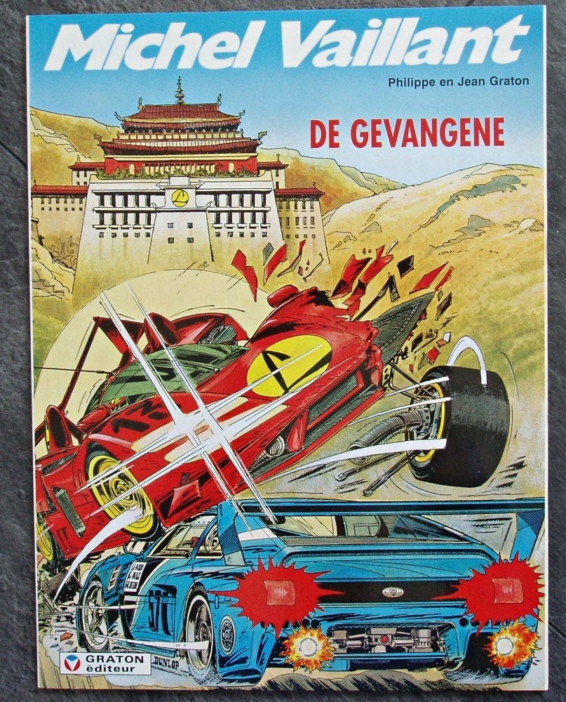 Michel Vaillant 59 - De gevangene - 1997 - Graton, Verzenden, Kuifje, Zo goed als nieuw, Overige typen