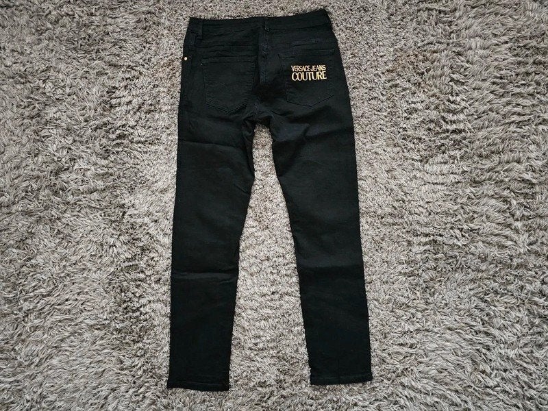 Versace Jeans Couture Zwart maat 31, Verzenden, Zwart, Nieuw, W32 (confectie 46) of kleiner