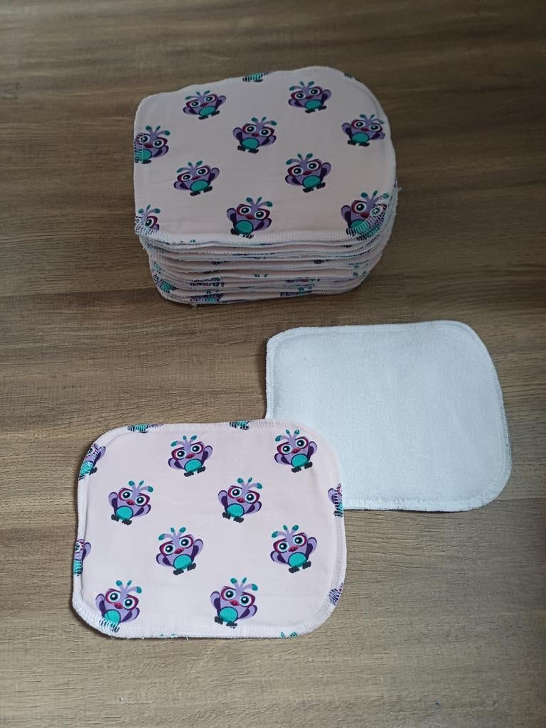 20x wasbare doekjes - uilen, Ophalen of Verzenden, Nieuw, Overige typen