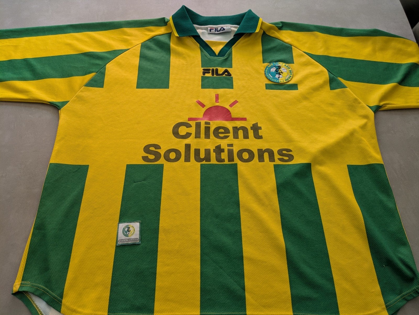 Voetbalshirt ADO Den Haag vintage shirt 1999 Zeldzaam, Groter dan maat XL, Ophalen of Verzenden, Zo goed als nieuw, Shirt