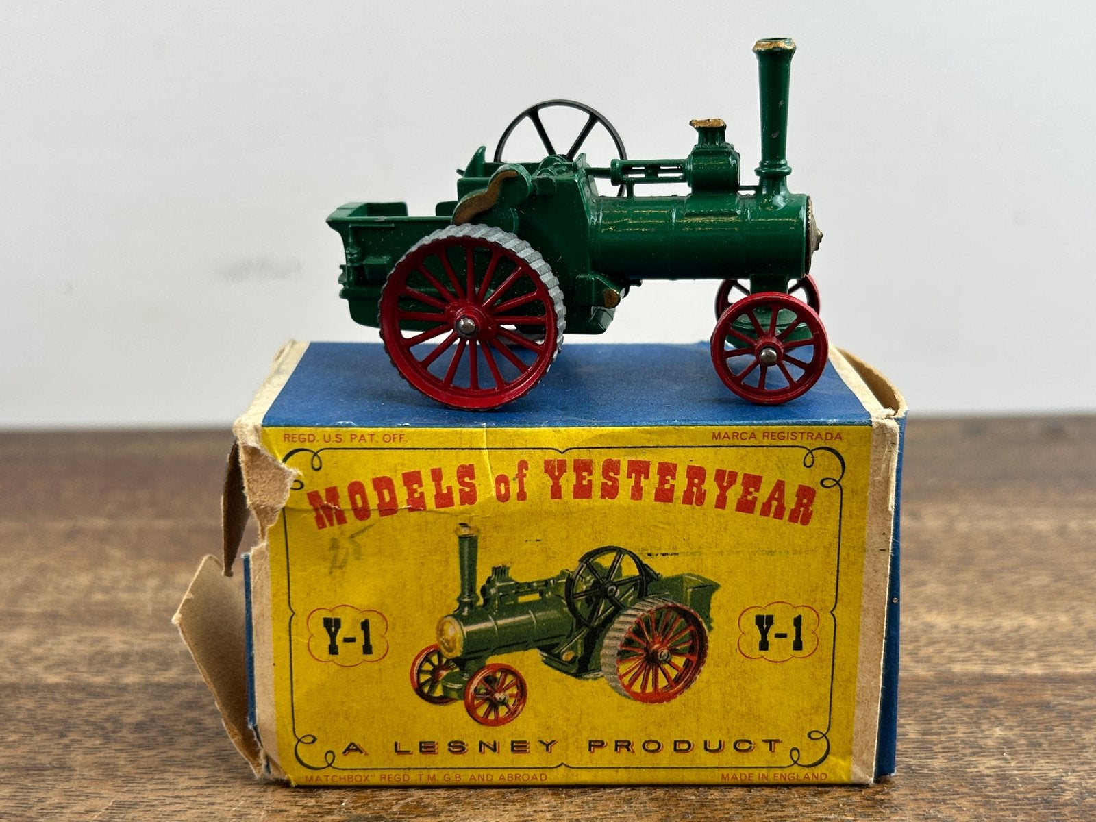 Matchbox Models of Yesteryear Y-1 Alchin Traction Engine, Ophalen of Verzenden, Zo goed als nieuw, Auto, Matchbox
