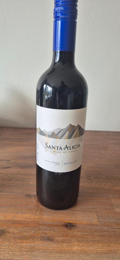 Santa Alicia Merlot Rode Wijn - Valle Central 2022, Ophalen, Nieuw, Zuid-Amerika, Rode wijn