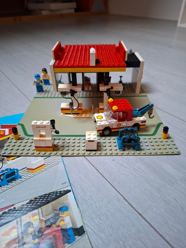 Lego 6378 Shell Service Station met sleepwagen, Ophalen of Verzenden