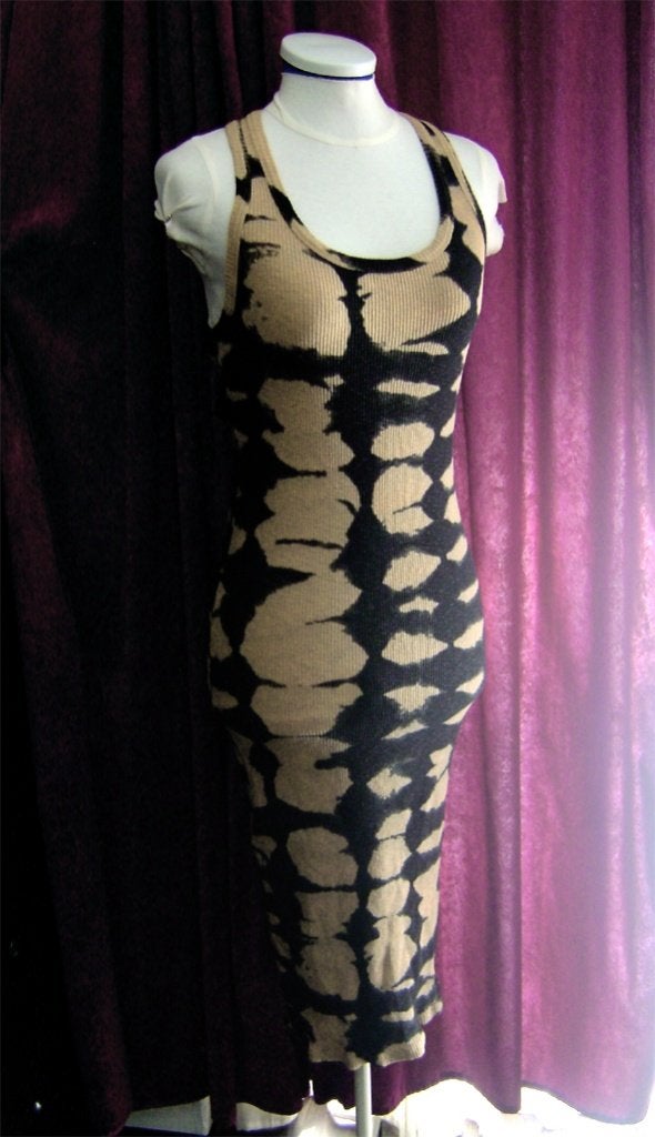 batik jurk post apoc ibiza hippy boho psy goa goth dune, Nieuw, Maat 36 (S), Batik post-apoc goth, Onder de knie
