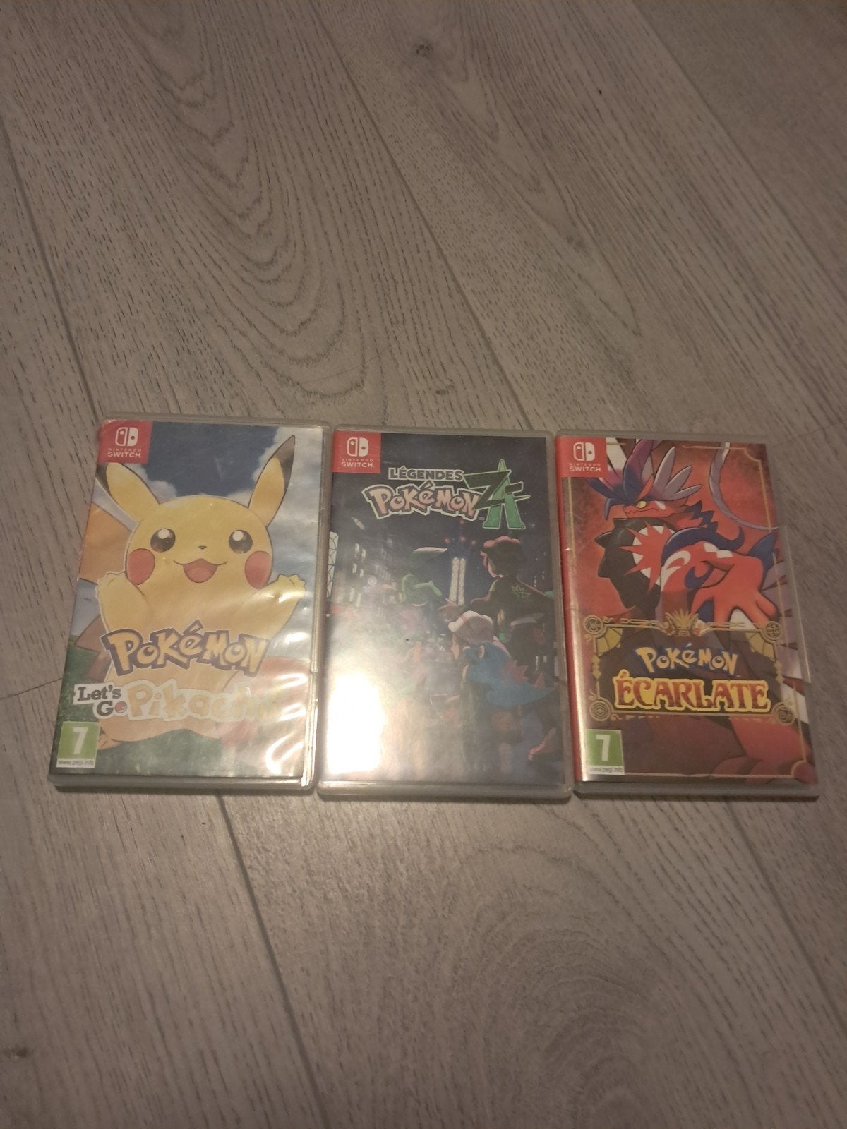 3 Pokémon Nintendo Switch games - Zo goed als nieuw, Met games, Ophalen of Verzenden, Zo goed als nieuw, Zonder controller