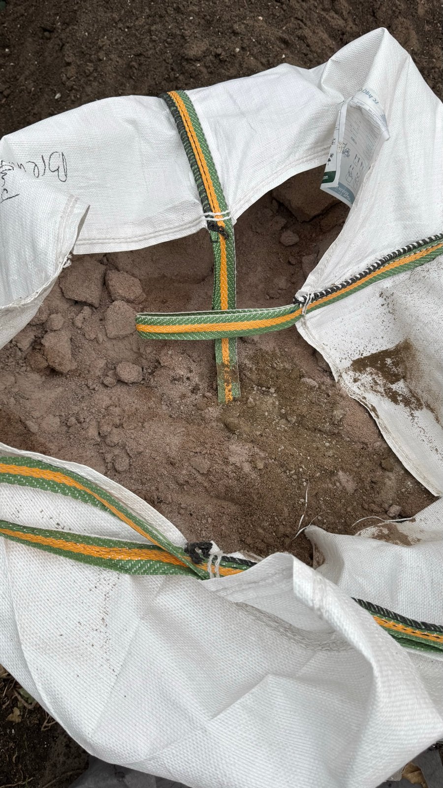 Brekerzand halve kuub, Tuin en Terras, Zand, Ophalen, Gebruikt, Brekerzand