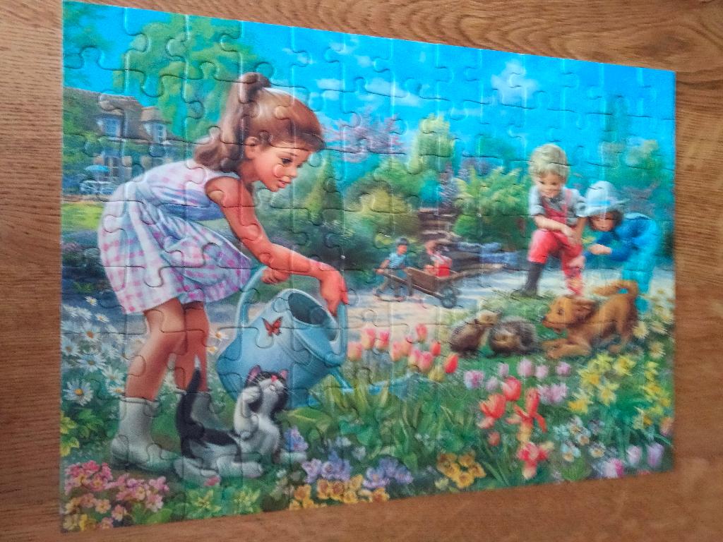 Martine puzzel, Ophalen of Verzenden, Meer dan 50 stukjes, Gebruikt, 6 jaar of ouder