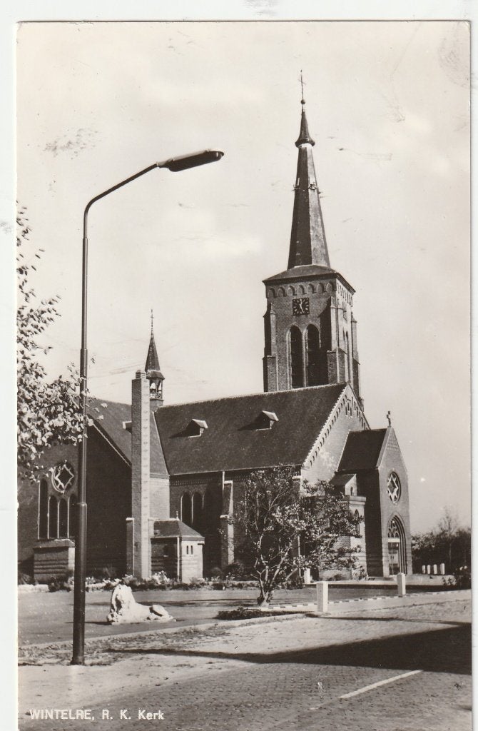 Wintelre (N.Br.) - R.K. Kerk., Ophalen of Verzenden, 1960 tot 1980, Ongelopen, Noord-Brabant