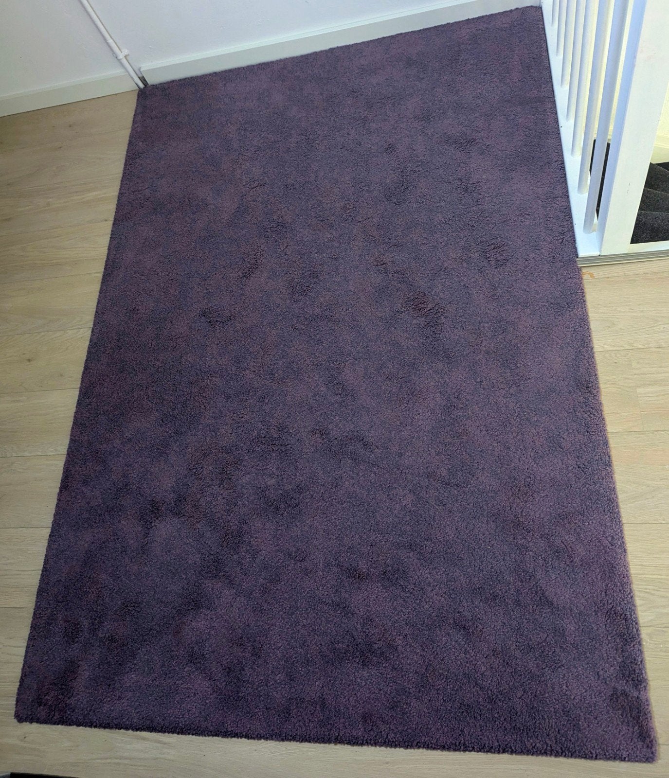 IKEA ÅDUM/STOENSE Vloerkleed Paars 133x195 cm, Ophalen, Gebruikt, 100 tot 150 cm, Paars