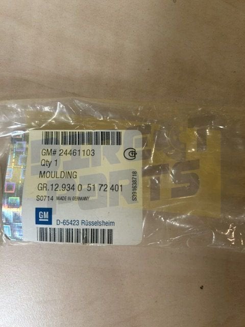 Opel Astra H (03/04-12/09) achterportierlijst Links (primer), -, -, Opel, Nieuw