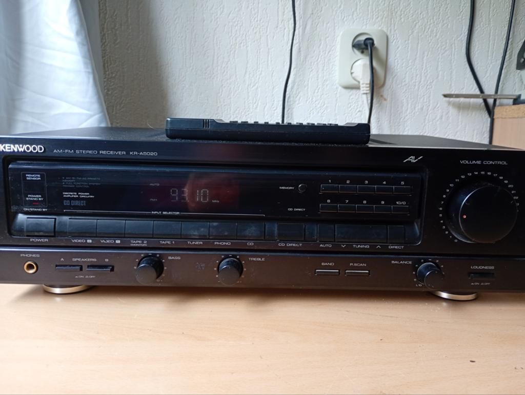 Kenwood KR-A5020 Receiver, Overige merken, Gebruikt, Ophalen of Verzenden, 60 tot 120 watt