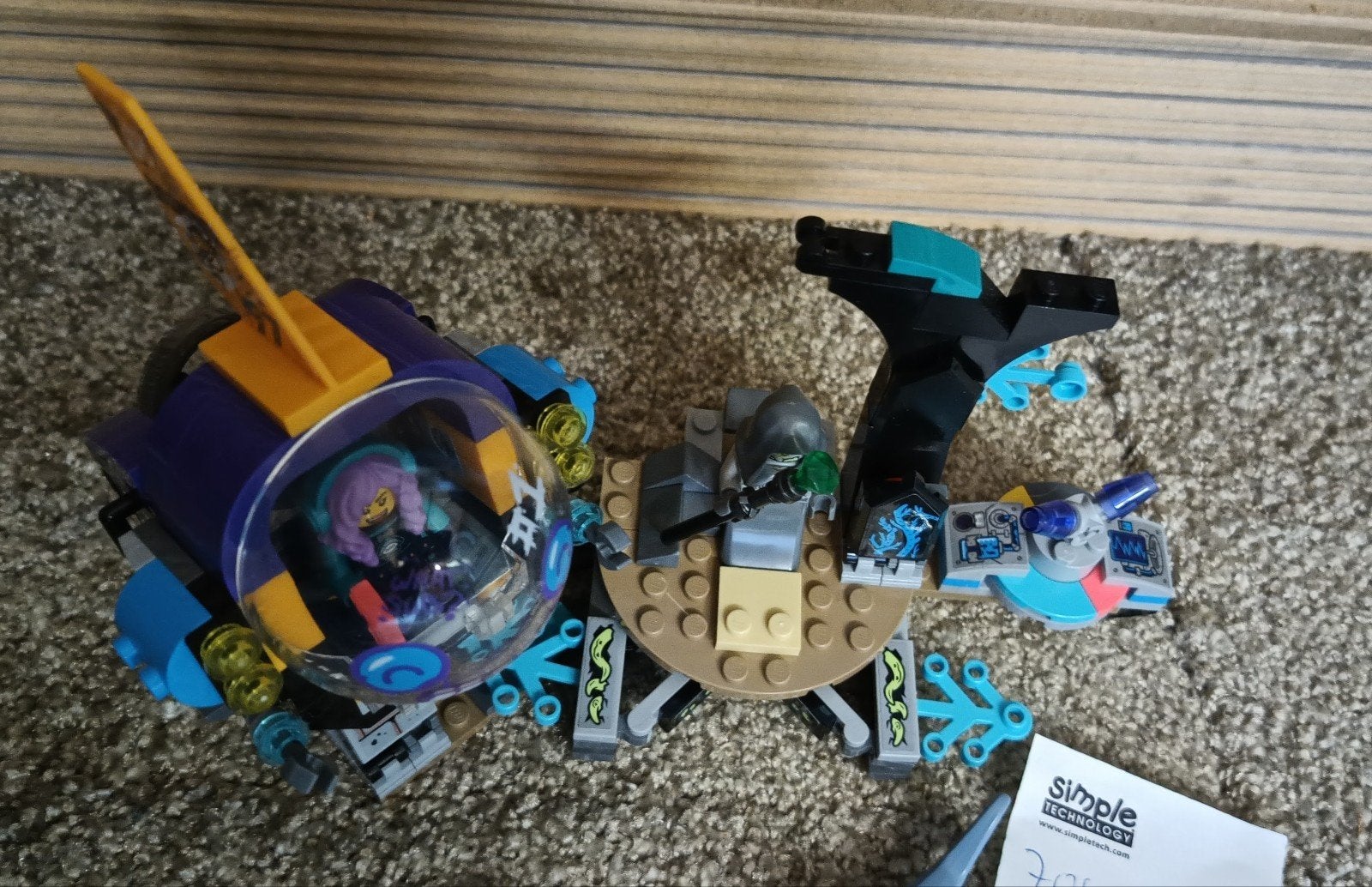Lego Hidden Side 70433 J.B.'s Duikboot (Compleet), Gebruikt, Overige thema's, Lego, Ophalen of Verzenden