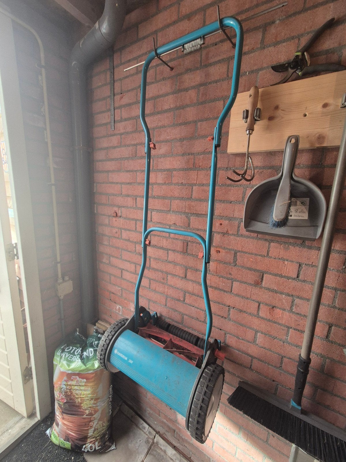 Gardena 300 handgrasmaaier met opvangbak, Ophalen, Gebruikt, Handgrasmaaier, Opvangbak