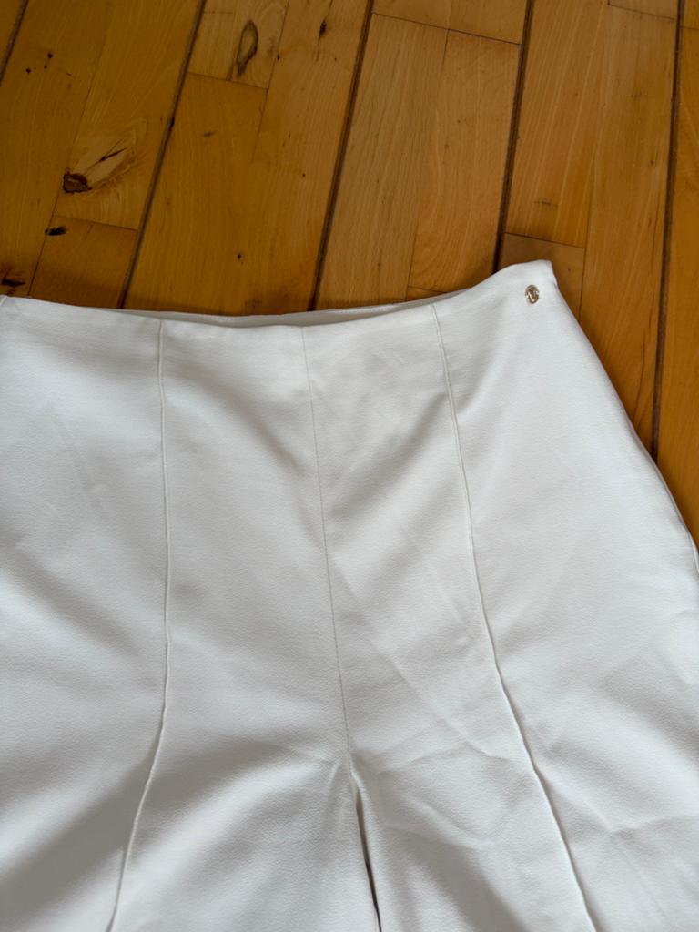 JOSH V Witte Wide Leg Broek - Maat L, Wit, Maat 42/44 (L), Ophalen of Verzenden, Zo goed als nieuw