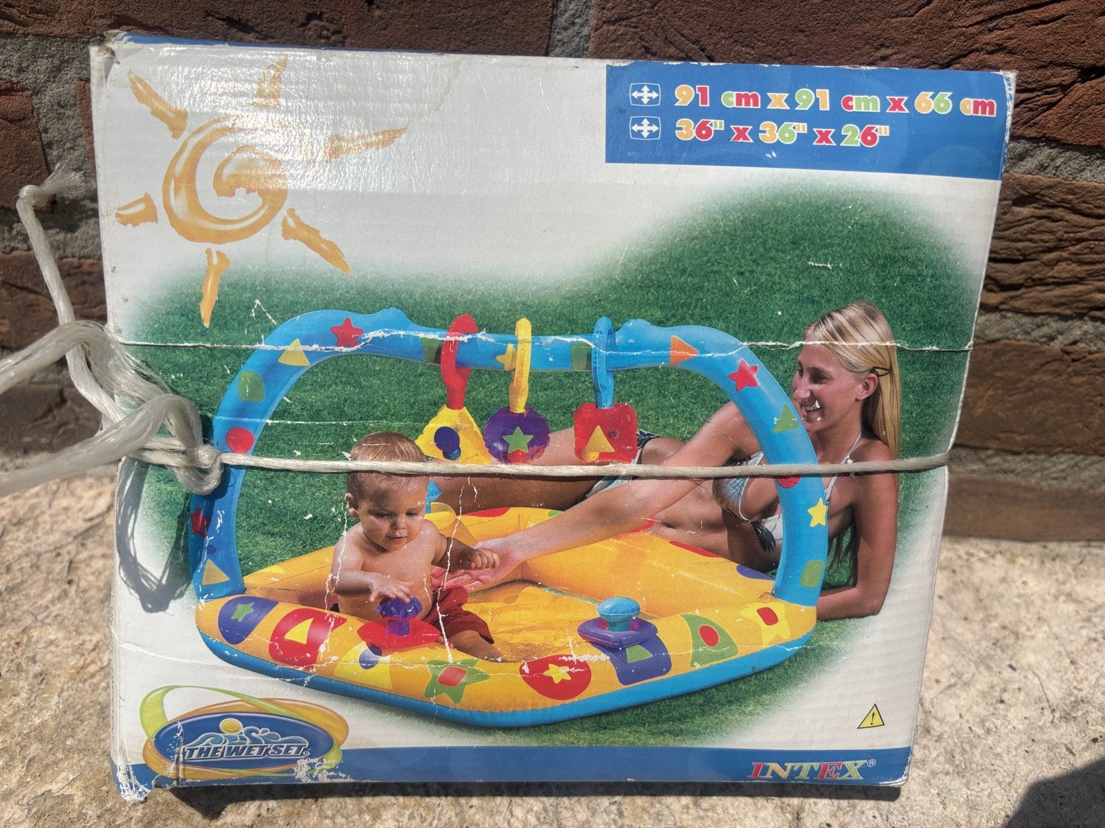 Baby peuter zwembadje. 91 bij 91 cm, Ophalen of Verzenden, Zo goed als nieuw