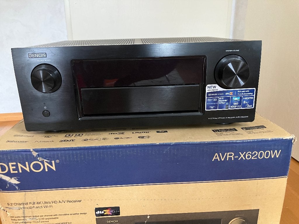 Denon AVR-X6200W, Ophalen, Zo goed als nieuw, 120 watt of meer, Denon