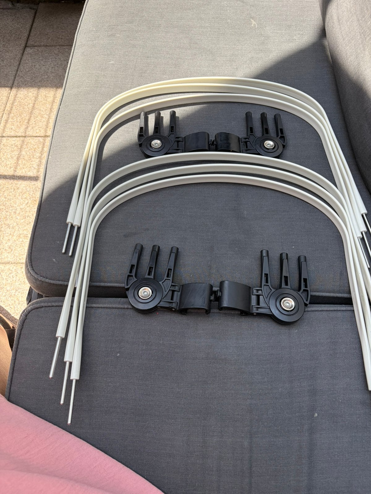 2x zonnekap baleinen bugaboo donkey, Ophalen of Verzenden, Zo goed als nieuw, Bugaboo