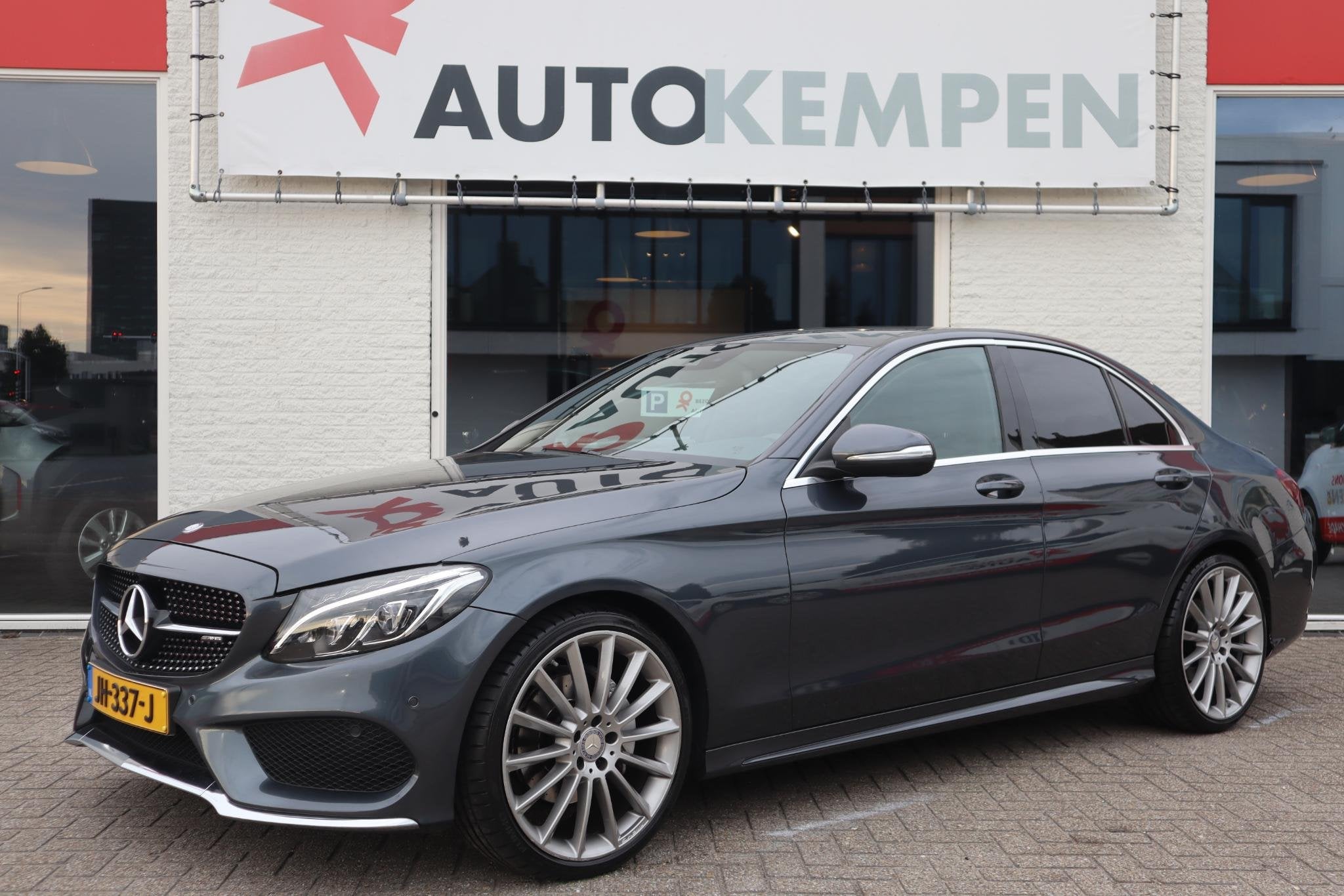 Mercedes-Benz C-klasse 180 PRESTIGE LEER|NAVI|20 INCH LMV| Z, Achterwielaandrijving, Gebruikt, 1595 cc, Bedrijf