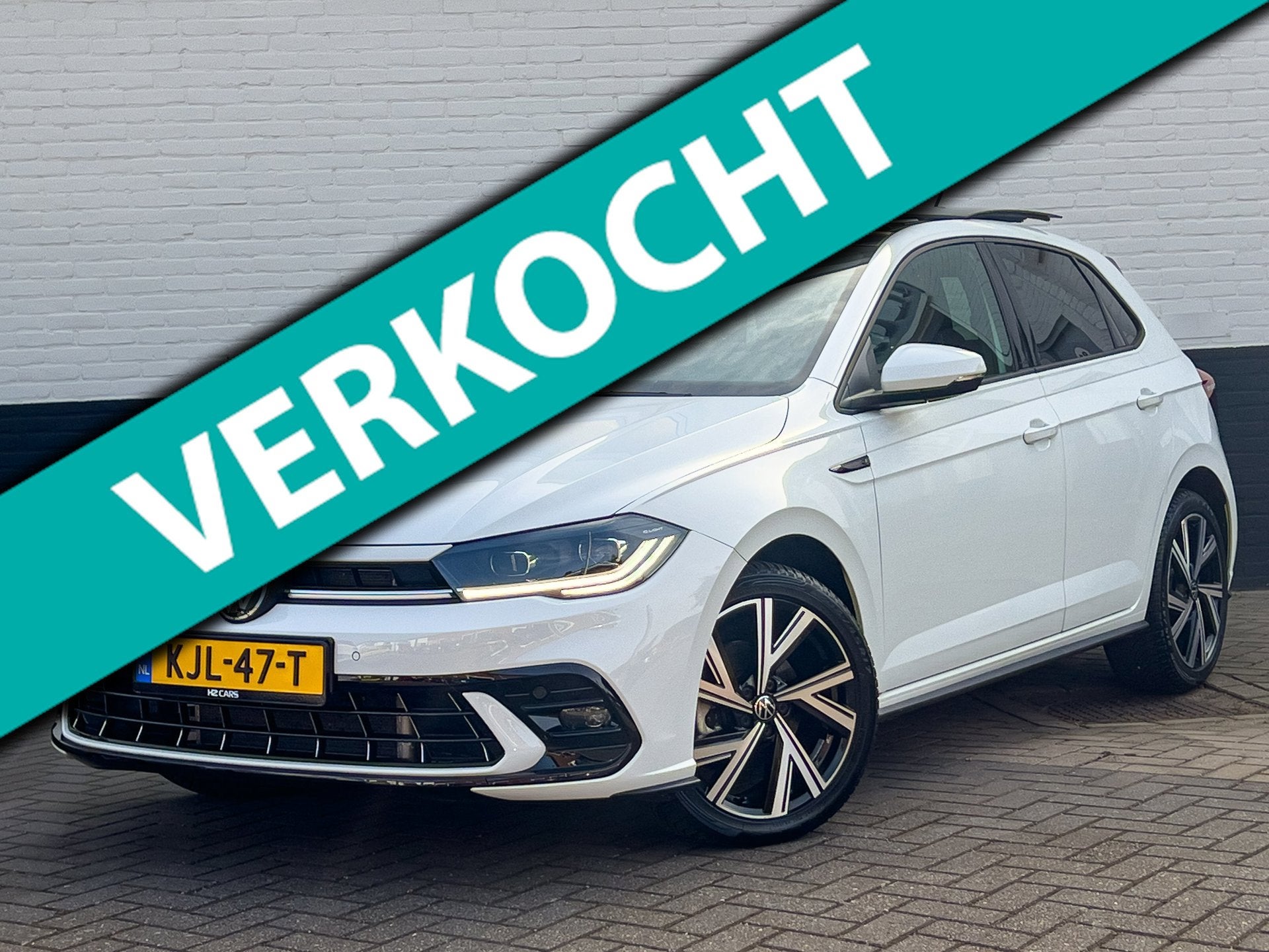 Volkswagen Polo 1.0 TSI R-Line 116PK|Automaat|Pano|IQ|Camera, Automaat, Dealer onderhouden, Gebruikt, Wit