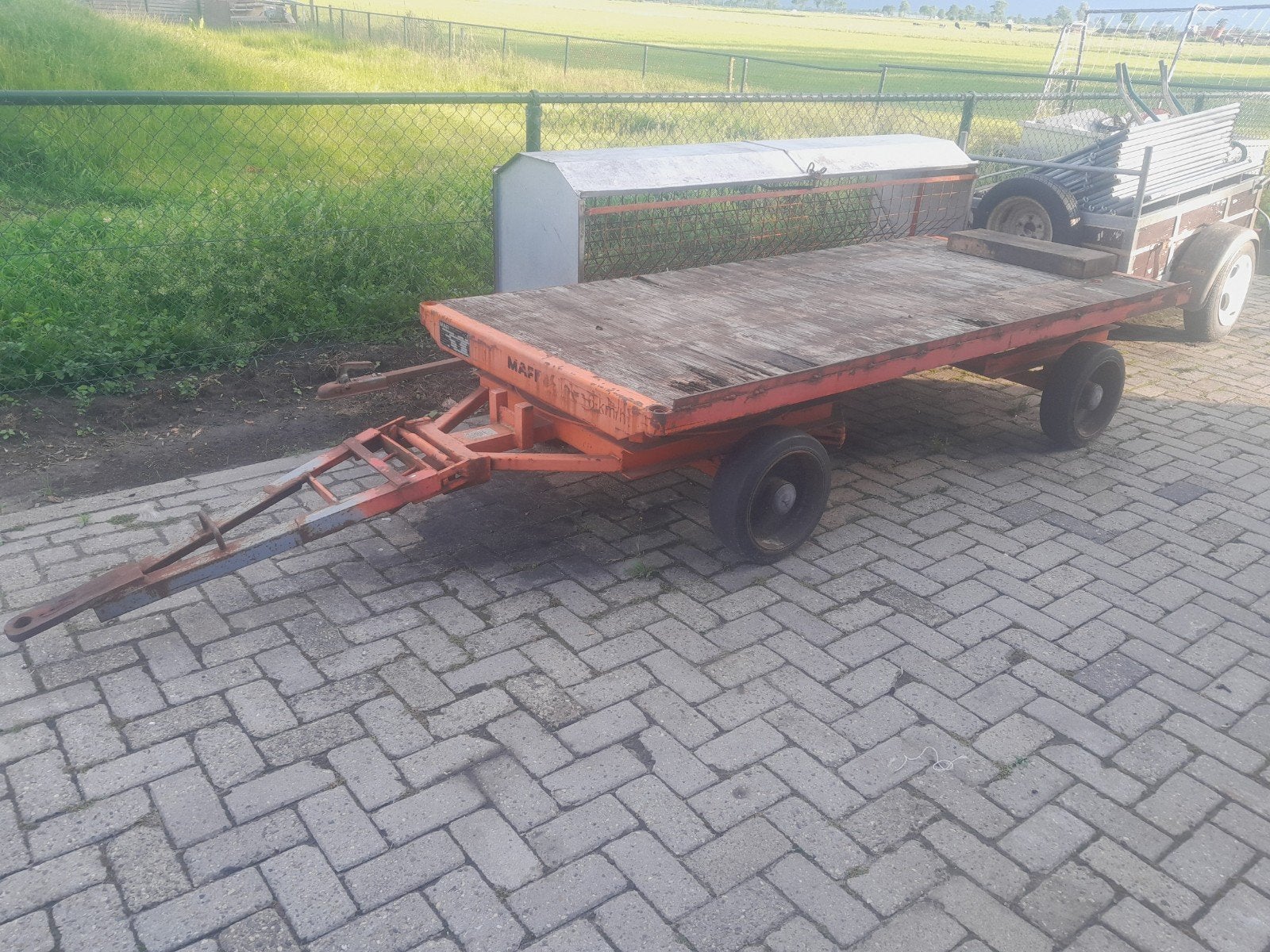 Mafi transportwagen, Ophalen