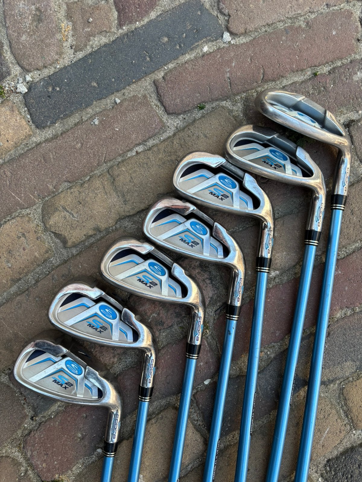 Set van 7 stuks Cobra dames golfclubs 5 6 7 8 9 P en S, Ophalen, Zo goed als nieuw, Club