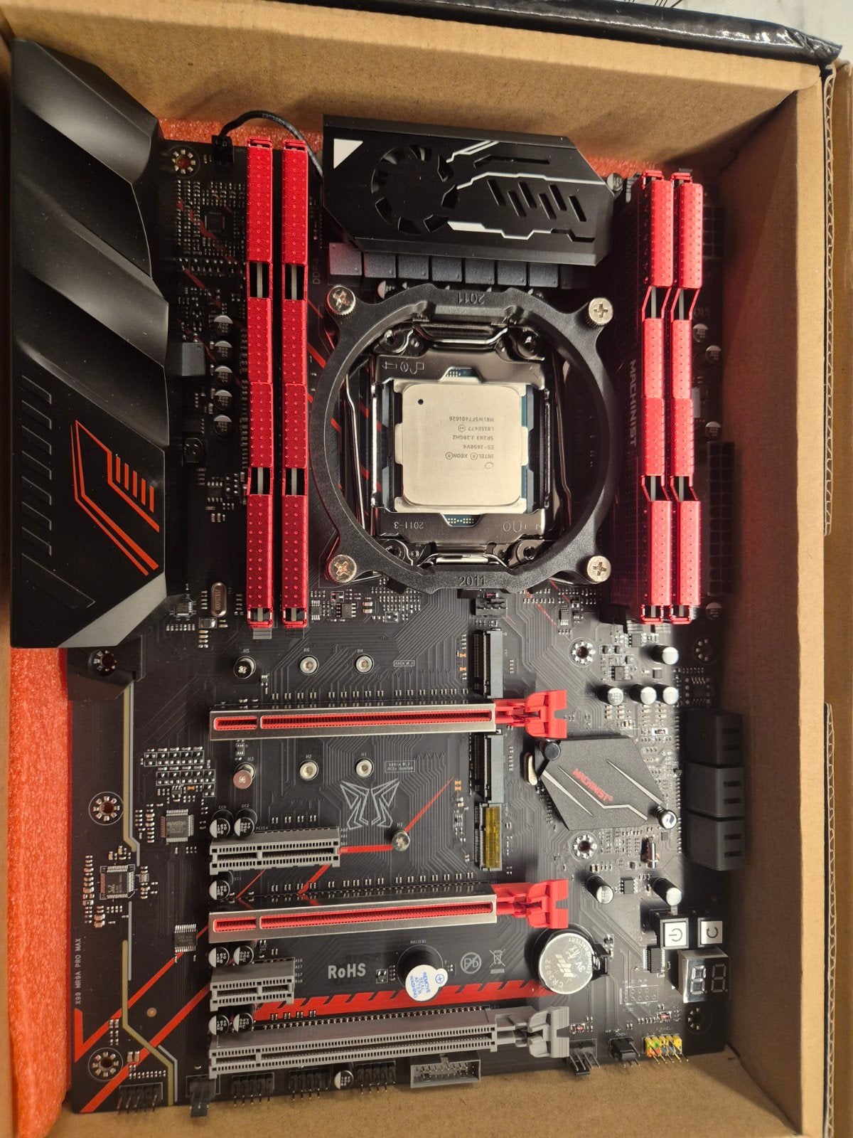 Machinist X99 MR9A PRO MAX Intel Xeon E5-2650 V4 64GB DDR4, Computers en Software, Moederborden, DDR4, Nieuw, Ophalen of Verzenden