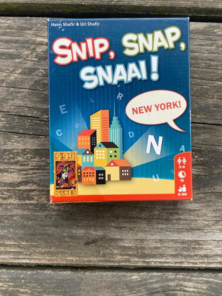 Snip Snap Snaai! Kaartspel van 999 Games, Hobby en Vrije tijd, Gezelschapsspellen | Kaartspellen, Zo goed als nieuw, Een of twee spelers