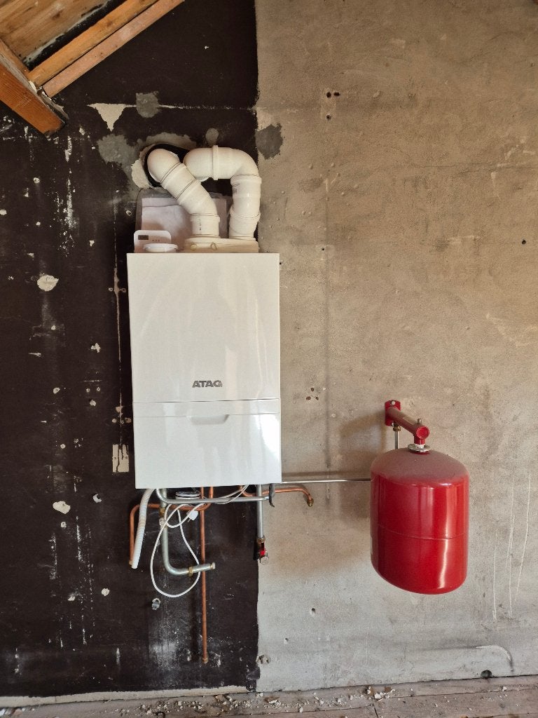CV-ketel ATAG i28CZ, Ophalen, 30 tot 80 cm, Gebruikt, Hoog rendement (Hr)