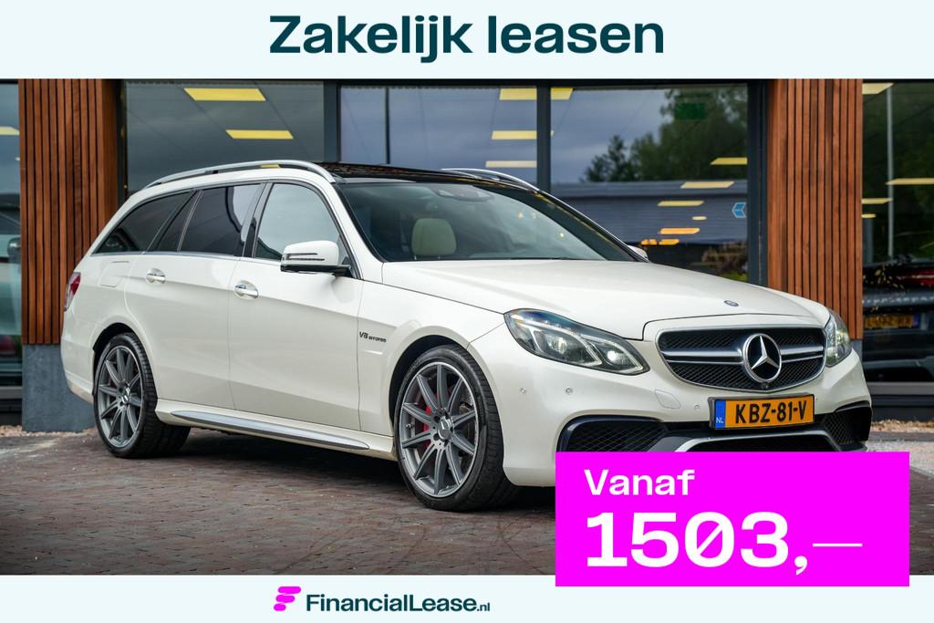 Mercedes-Benz E-klasse Estate AMG 63 S 4MATIC Panodak Harman, Automaat, 5461 cc, Gebruikt, Wit