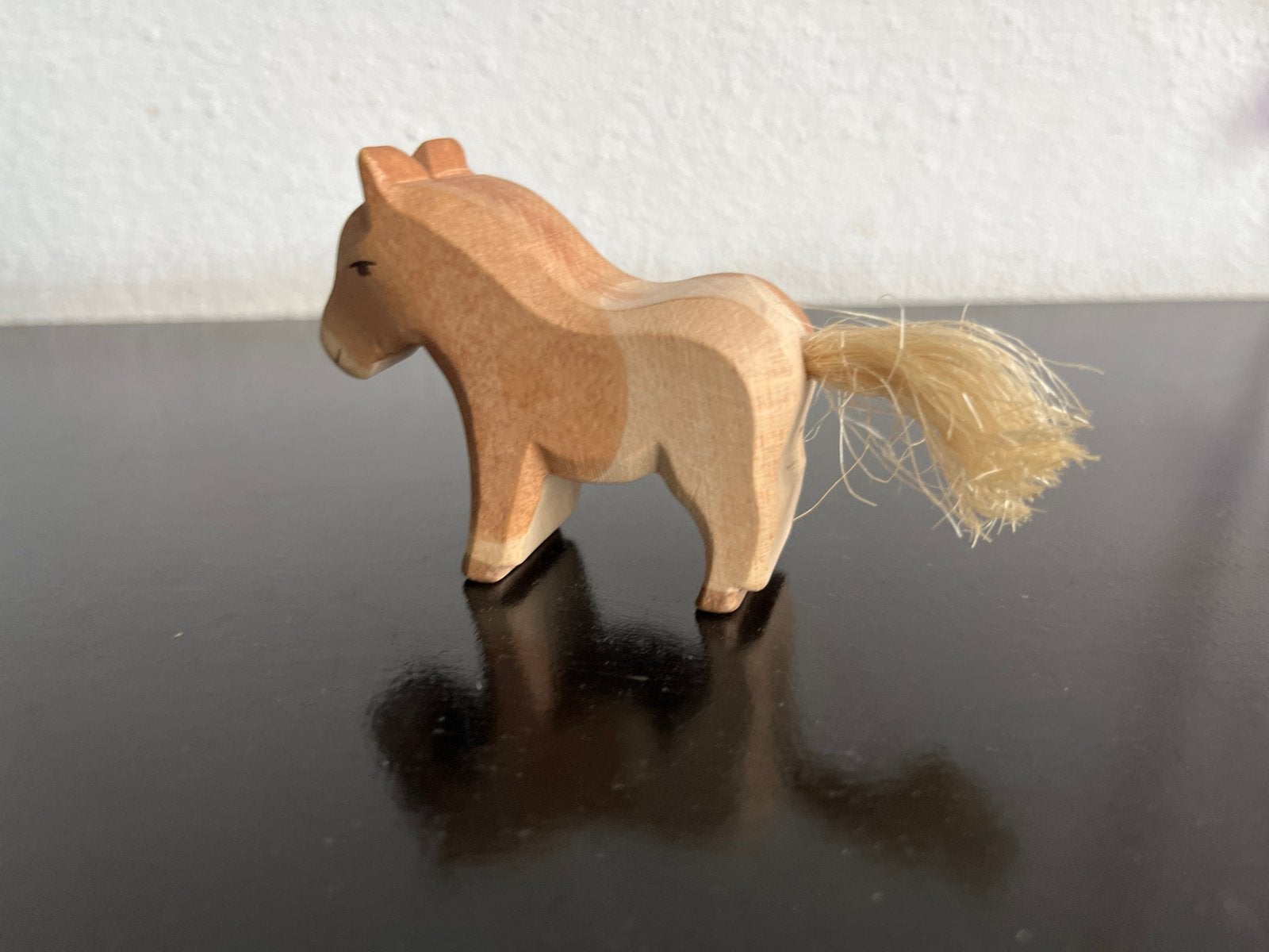 Ostheimer Shetland Veulen Houten Speelgoed Paardje, Ophalen of Verzenden, Zo goed als nieuw, Jongen of Meisje